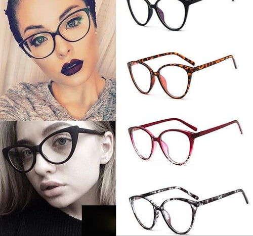 Cat Eye Clear Lens Spectacle Frame
