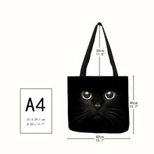 Load image into Gallery viewer, Cat Print Tote Bag