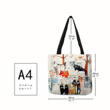 Load image into Gallery viewer, Fashion Cat Tote Bag