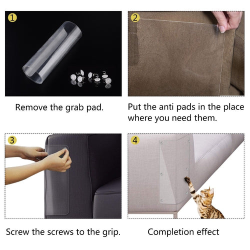 2Piece Cat Scratching Claw Protector For Your Furniture