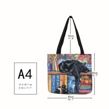 Load image into Gallery viewer, Oil Painting Cat Tote Bag