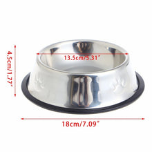 Load image into Gallery viewer, Dog / Cat Stainless Steel Feeding Bowl
