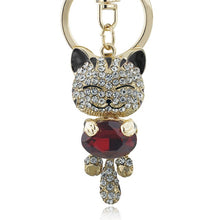 Load image into Gallery viewer, Crystal Rhinestone Key Chain Holder