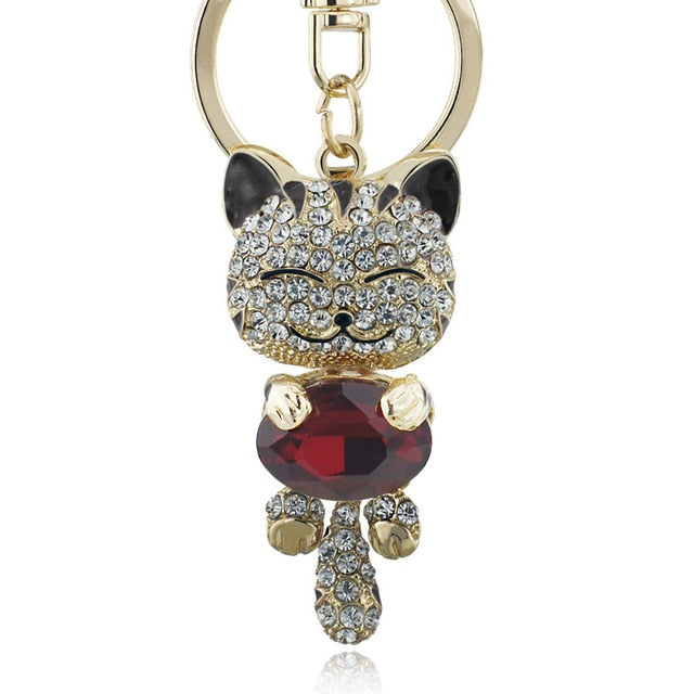 Crystal Rhinestone Key Chain Holder