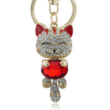 Load image into Gallery viewer, Crystal Rhinestone Key Chain Holder
