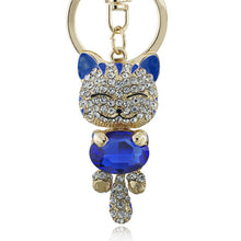 Load image into Gallery viewer, Crystal Rhinestone Key Chain Holder