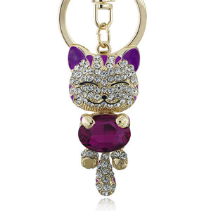 Crystal Rhinestone Key Chain Holder