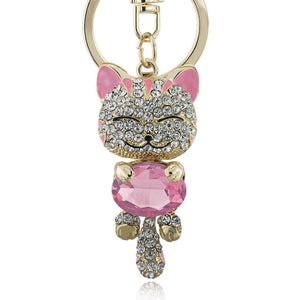 Crystal Rhinestone Key Chain Holder