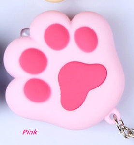 Cat Paw Feet Key Chain With Sound Light LED Flashlight