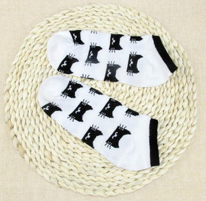 Low Ankle Cat Socks