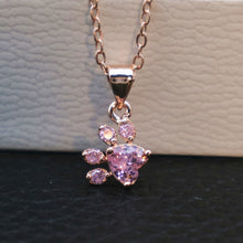 Load image into Gallery viewer, Love Cat Footprint Necklace