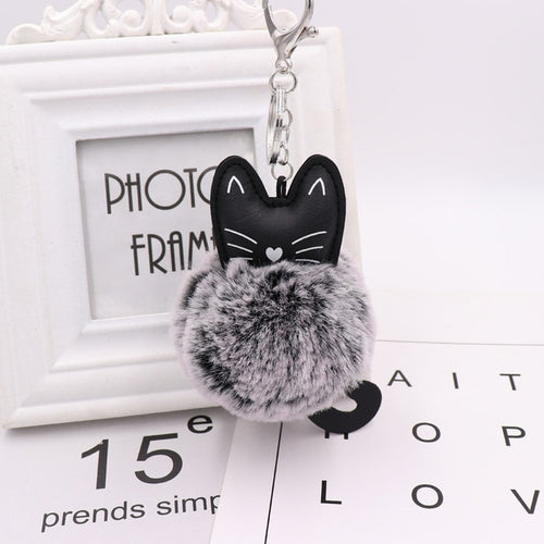 Snow Fur Key Holder