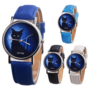 Mysterious Black Cat Watch