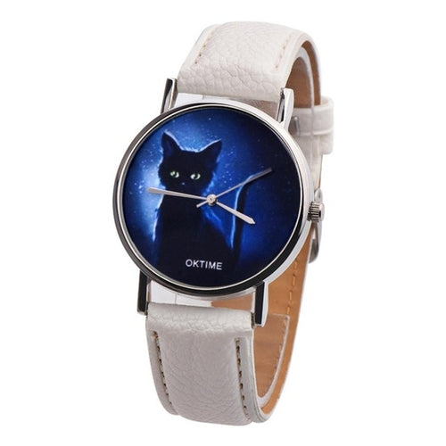 Mysterious Black Cat Watch