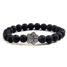 Load image into Gallery viewer, Cat / Dog Natural Stone Paw Bracelet