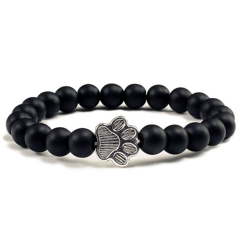 Cat / Dog Natural Stone Paw Bracelet
