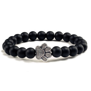 Cat / Dog Natural Stone Paw Bracelet