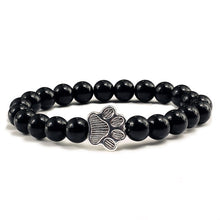 Load image into Gallery viewer, Cat / Dog Natural Stone Paw Bracelet