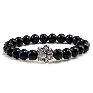 Cat / Dog Natural Stone Paw Bracelet