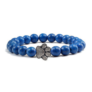 Cat / Dog Natural Stone Paw Bracelet