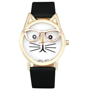 The Nerdy Cat Quartz Watch