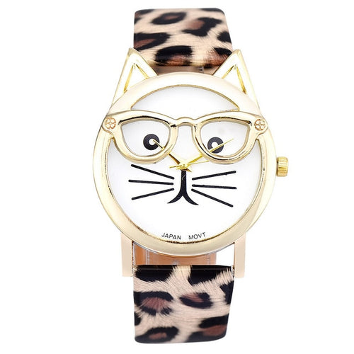 The Nerdy Cat Quartz Watch