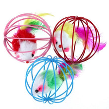 Load image into Gallery viewer, Hollow Ball With Feather Mouse