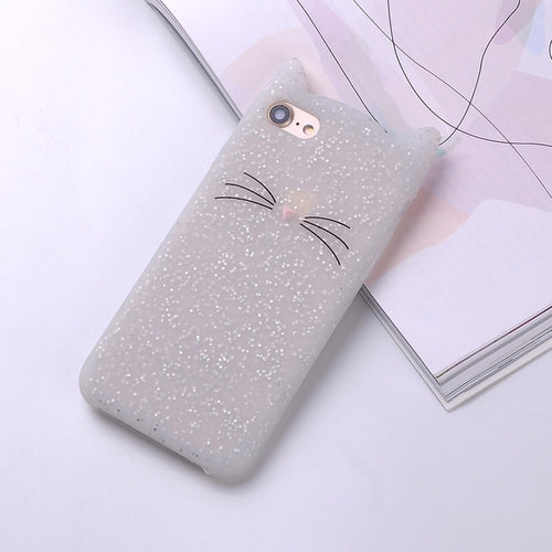 3D Cat Silicone Soft Phone Cases (iPhone 7, 7Plus, 6, 6S, 5S, SE, X, XS, Max)
