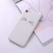 Load image into Gallery viewer, 3D Cat Silicone Soft Phone Cases (iPhone 7, 7Plus, 6, 6S, 5S, SE, X, XS, Max)