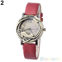Load image into Gallery viewer, Vintage  Bronze Cat Quartz Watch