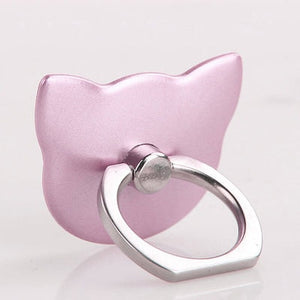 360 Degree Cat Cellphone Finger Ring Support for iPhone, iPad, Xiaomi, Smart Phones