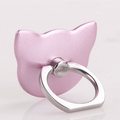 360 Degree Cat Cellphone Finger Ring Support for iPhone, iPad, Xiaomi, Smart Phones