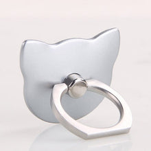 Load image into Gallery viewer, 360 Degree Cat Cellphone Finger Ring Support for iPhone, iPad, Xiaomi, Smart Phones