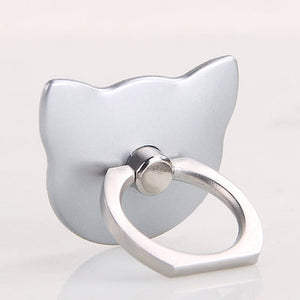 360 Degree Cat Cellphone Finger Ring Support for iPhone, iPad, Xiaomi, Smart Phones
