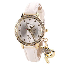 Load image into Gallery viewer, Crystal Cat Rhinestone  Watch
