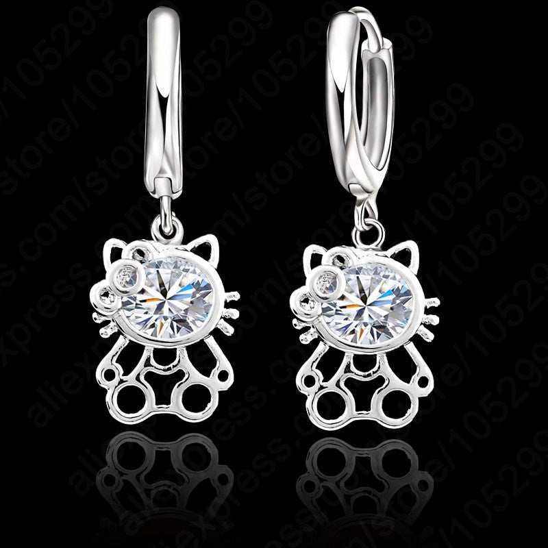 Shinny Cat Earrings