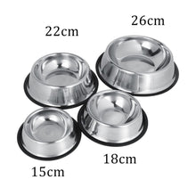 Load image into Gallery viewer, Dog / Cat Stainless Steel Feeding Bowl