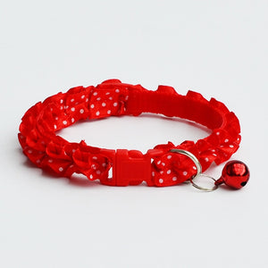 Cat / Dog Adjustable Buckle Collar With Bell