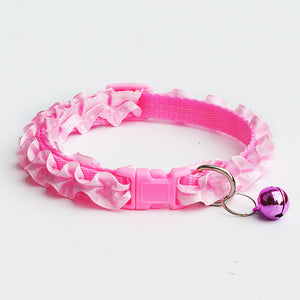 Cat / Dog Adjustable Buckle Collar With Bell