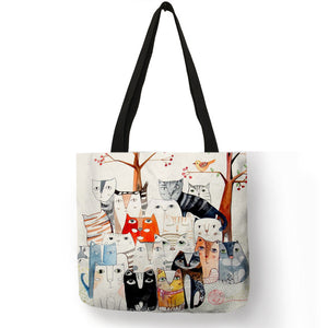 Fashion Cat Tote Bag