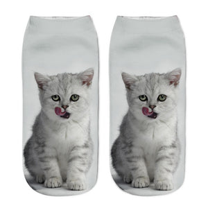 3D Fashion Cat Socks