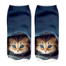 Load image into Gallery viewer, 3D Fashion Cat Socks