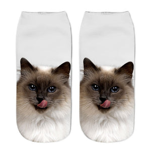 3D Fashion Cat Socks
