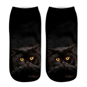 3D Fashion Cat Socks