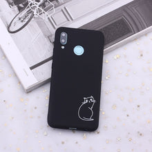 Load image into Gallery viewer, For Huawei Honor Mate 10 20 Nova P20 P30 P Smart Cat Silicone Phone Case Cover Capa Fundas Coque