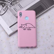 Load image into Gallery viewer, For Huawei Honor Mate 10 20 Nova P20 P30 P Smart Cat Silicone Phone Case Cover Capa Fundas Coque