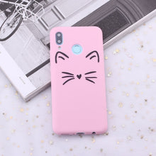 Load image into Gallery viewer, For Huawei Honor Mate 10 20 Nova P20 P30 P Smart Cat Silicone Phone Case Cover Capa Fundas Coque