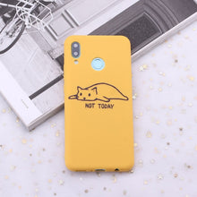 Load image into Gallery viewer, For Huawei Honor Mate 10 20 Nova P20 P30 P Smart Cat Silicone Phone Case Cover Capa Fundas Coque