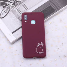 Load image into Gallery viewer, For Huawei Honor Mate 10 20 Nova P20 P30 P Smart Cat Silicone Phone Case Cover Capa Fundas Coque
