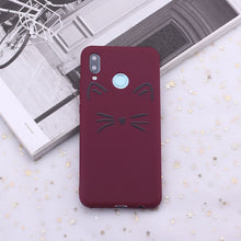 Load image into Gallery viewer, For Huawei Honor Mate 10 20 Nova P20 P30 P Smart Cat Silicone Phone Case Cover Capa Fundas Coque